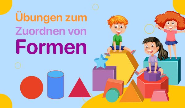 Formen für Kinder banner