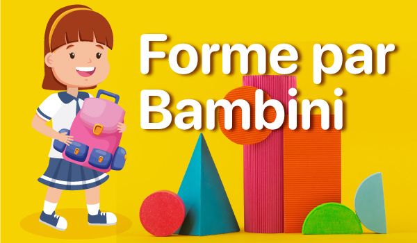 Forme per bambini banner